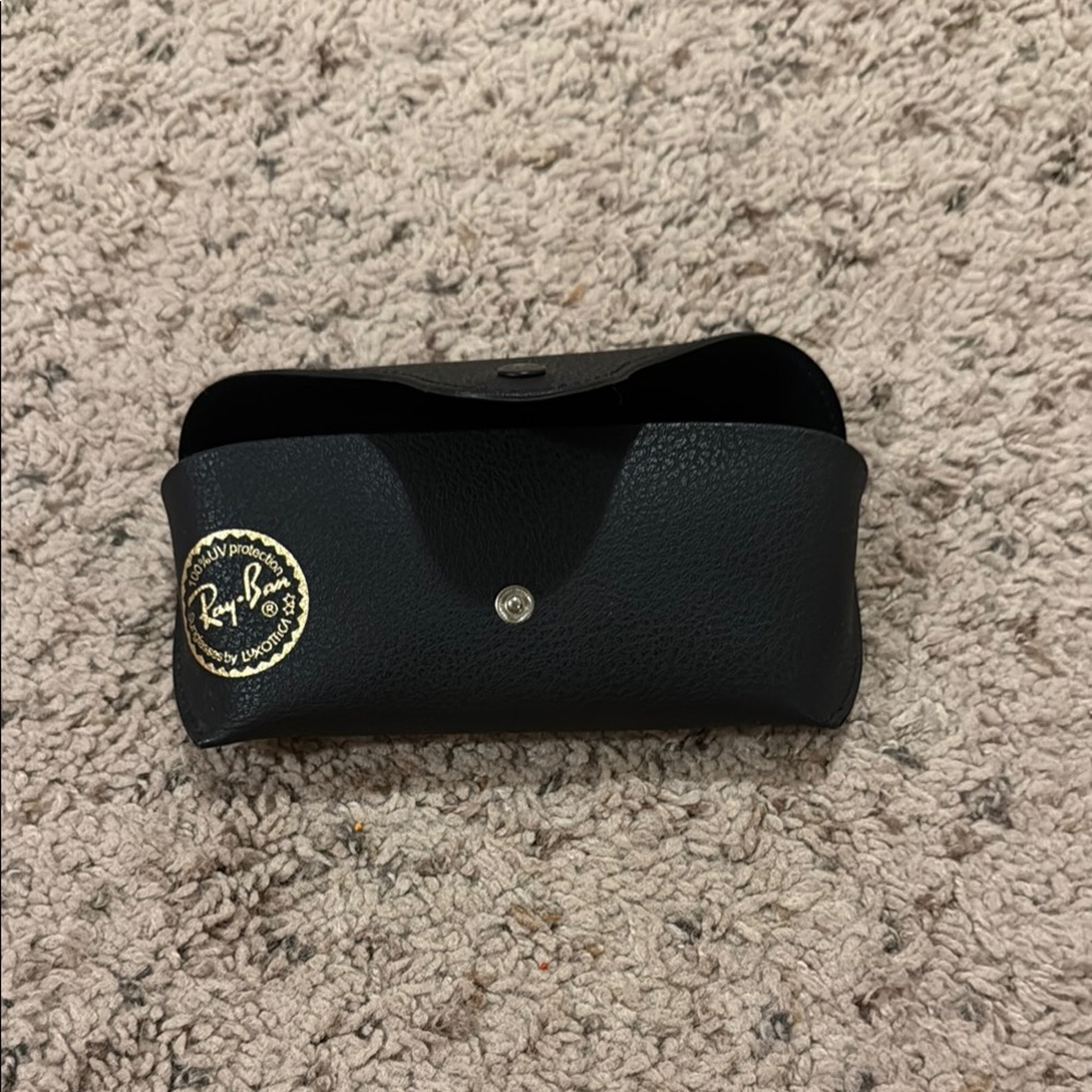 Ray-Ban Black Textured Sunglasses Case ONLY